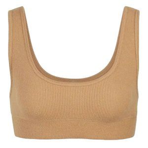 CT598 Skims NWT Waffle Scoop Bralette Ochre XS